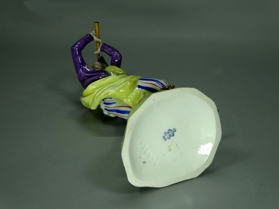 Vintage Morisken Dance Porcelain Figurine Original Volkstedt Art Sculpture #Ru756