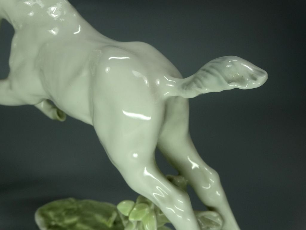 Vintage Optimist Horse Porcelain Figurine Original Hutschenreuther 20th Art Sculpture Decor #Ru864