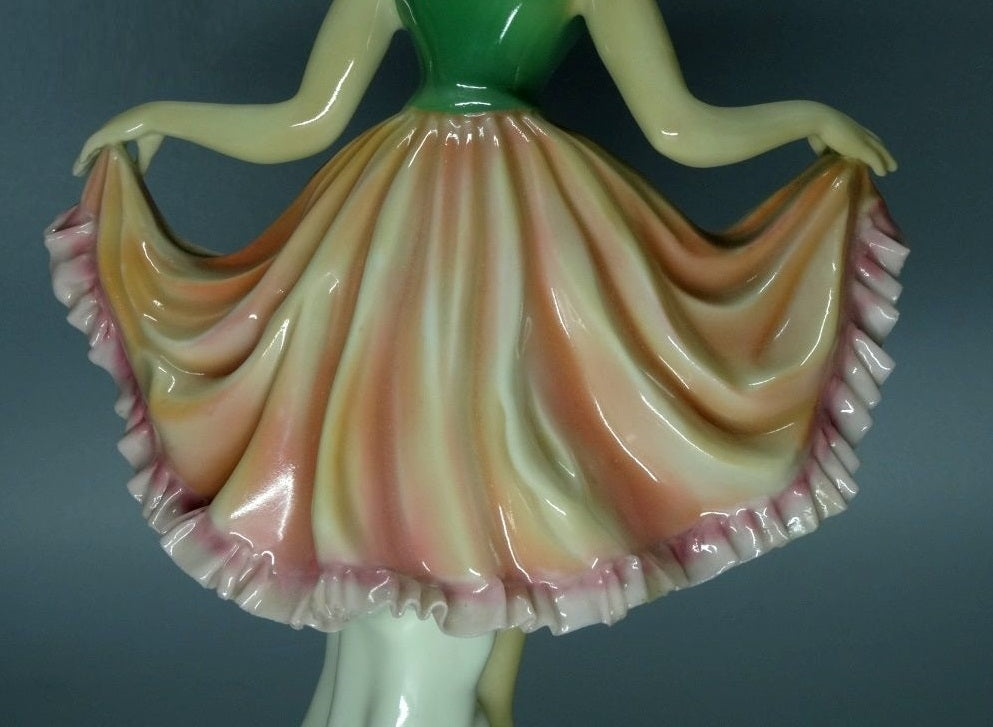 Antique Girl Curtsy Original KARL ENS Porcelain Figure Art Sculpture Decor Gift #Ru524