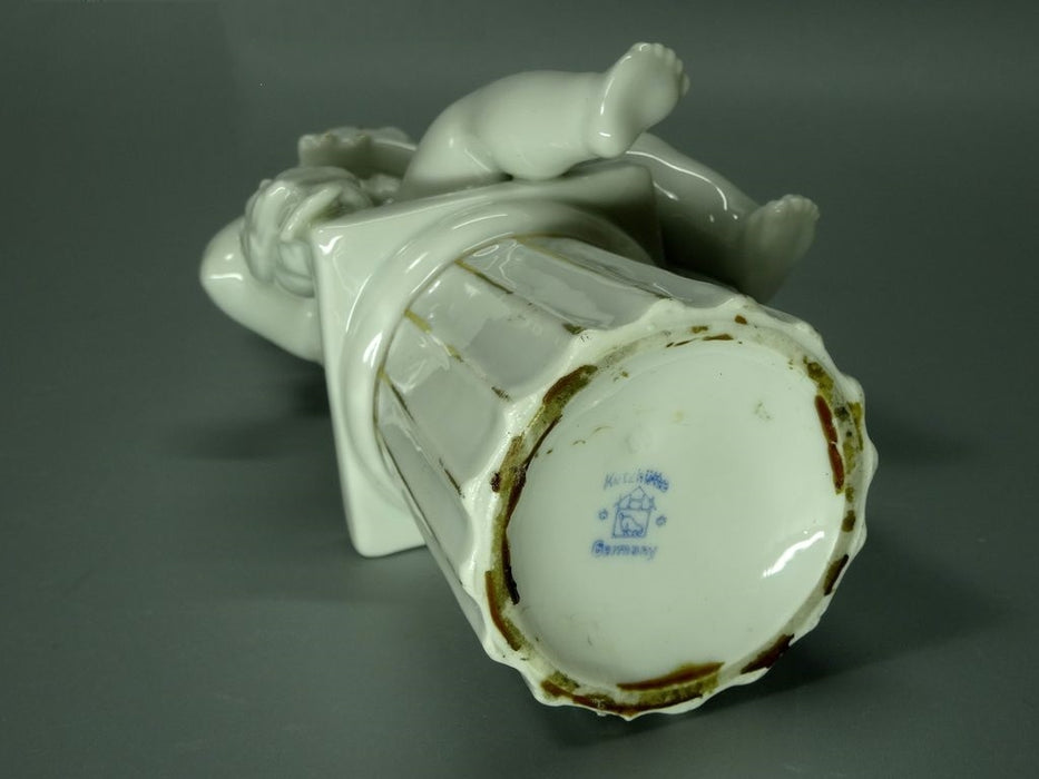 Antique Music Friends Porcelain Figurine Original Katzhutte Art Sculpture Decor #Ru371