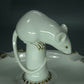 Antique White Mouse Ashtray Original Hutschenreuther Porcelain Figure Art Statue #Ru548