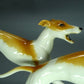 Vintage Italian Greyhounds Dogs Porcelain Figurine Original Kaiser Art Sculpture Decor #Ru849